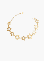 Gold Cutout Star Bracelet