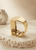 Gold Square Hinged Kada