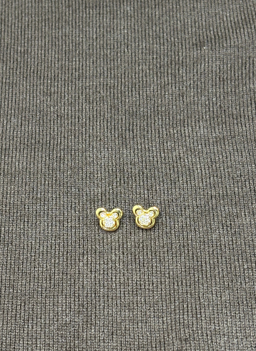 Small Bear Stud Earring
