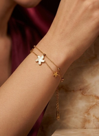 Gold Star Bloom Bracelet