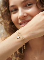 Gold Star Layered Bracelet
