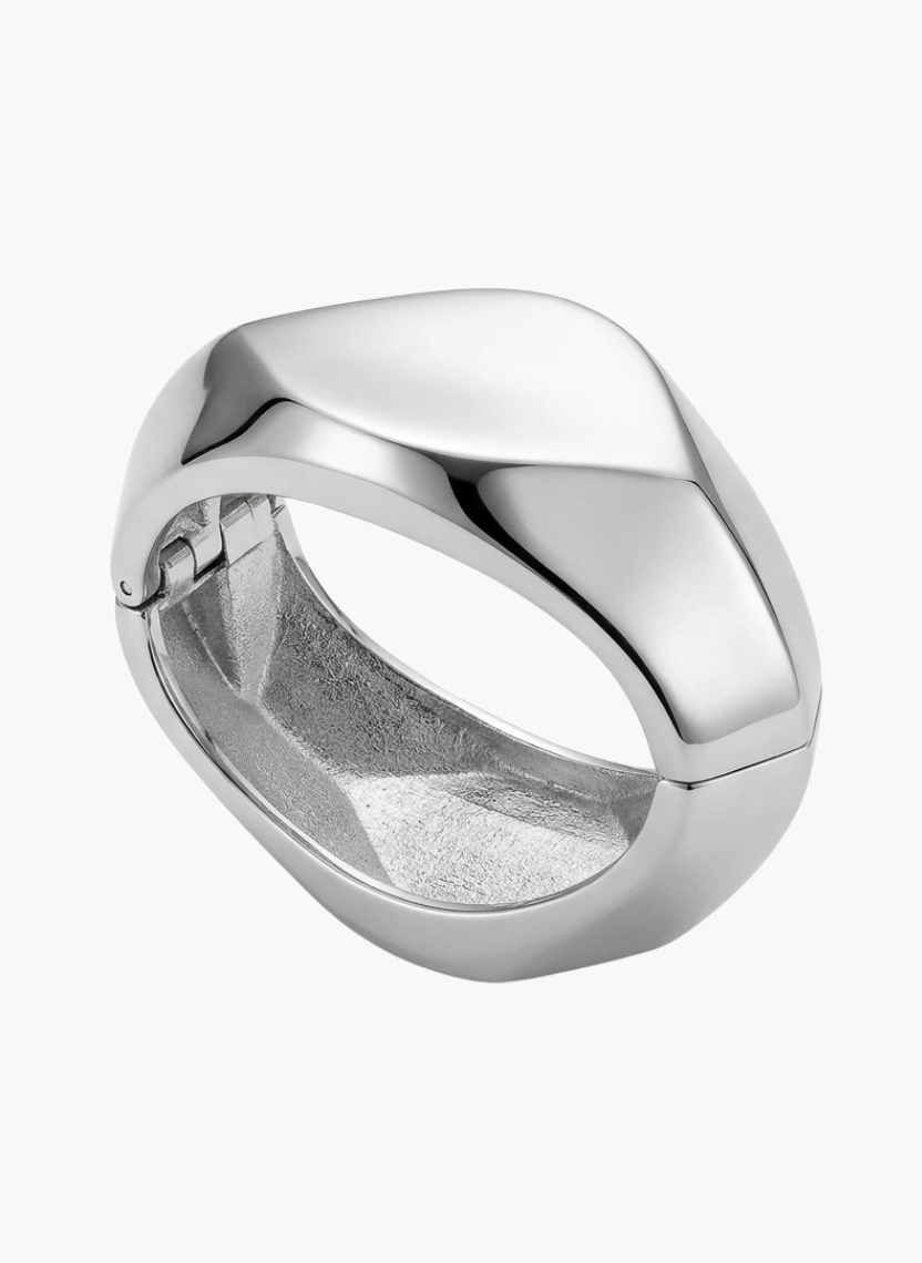 Chunky Silver Statement Kada