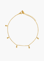 Golden Drop Anklet