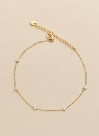 Luna Gold Bezel Bracelet