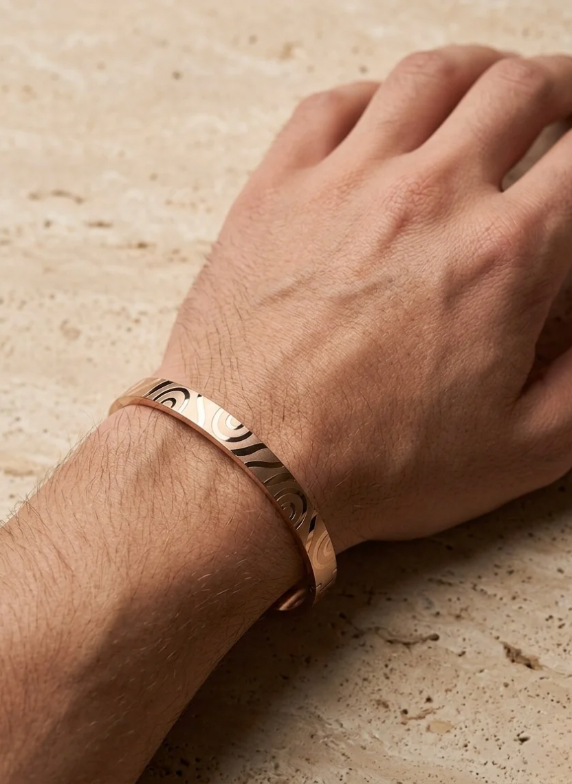 Rose Wave Men’s Kada