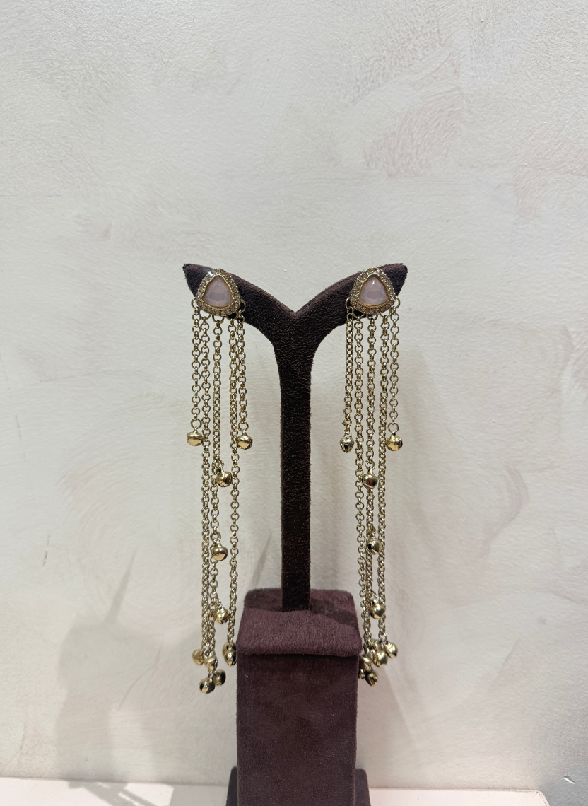 Soft Pink Kashmiri Earring