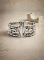 Boho Shell Oxidised Kada