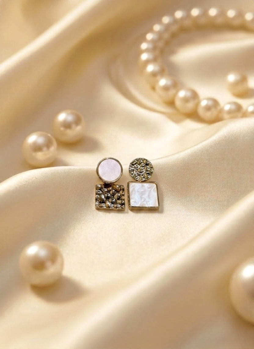 Pearl Mosaic Earrings