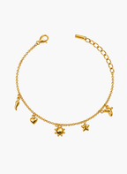 Gold Lucky Charm Bracelet