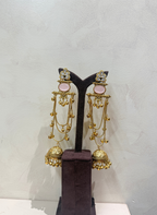Pink Charm Kashmiri Earring
