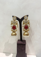 Royal Ruby Kashmiri Earring