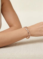 Rose Gold Crossover Kada