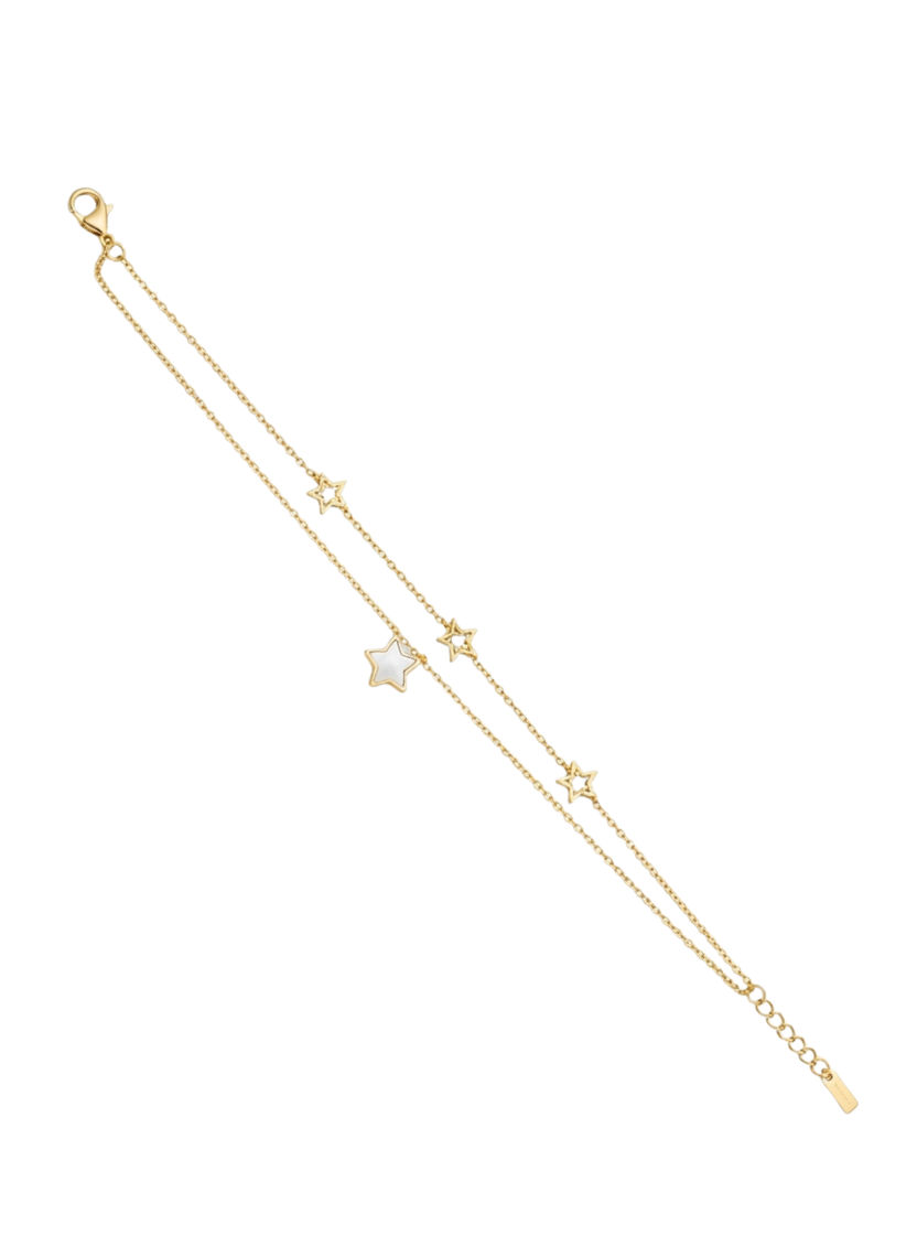 Gold Star Layered Bracelet
