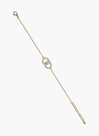Gold Interlocking Circle Bracelet