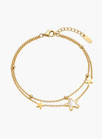 Gold Star Bloom Bracelet