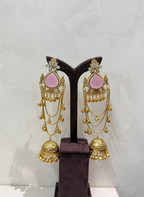 Rose Glow Kashmiri Earrings