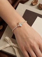 Gold Bee Tennis Bracelet
