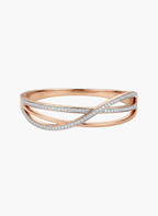 Rose Gold Crossover Kada