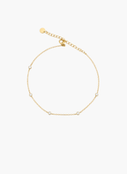 Luna Gold Bezel Bracelet
