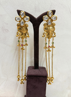 Kashmiri Floral Tassel Earrings