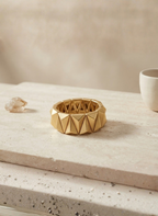 Gold Pyramid Stretch Kada
