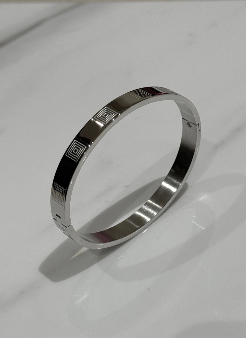 Silver Maze Men’s Kada