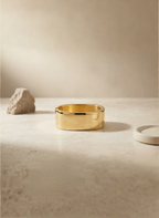 Polished Gold Wide Kada