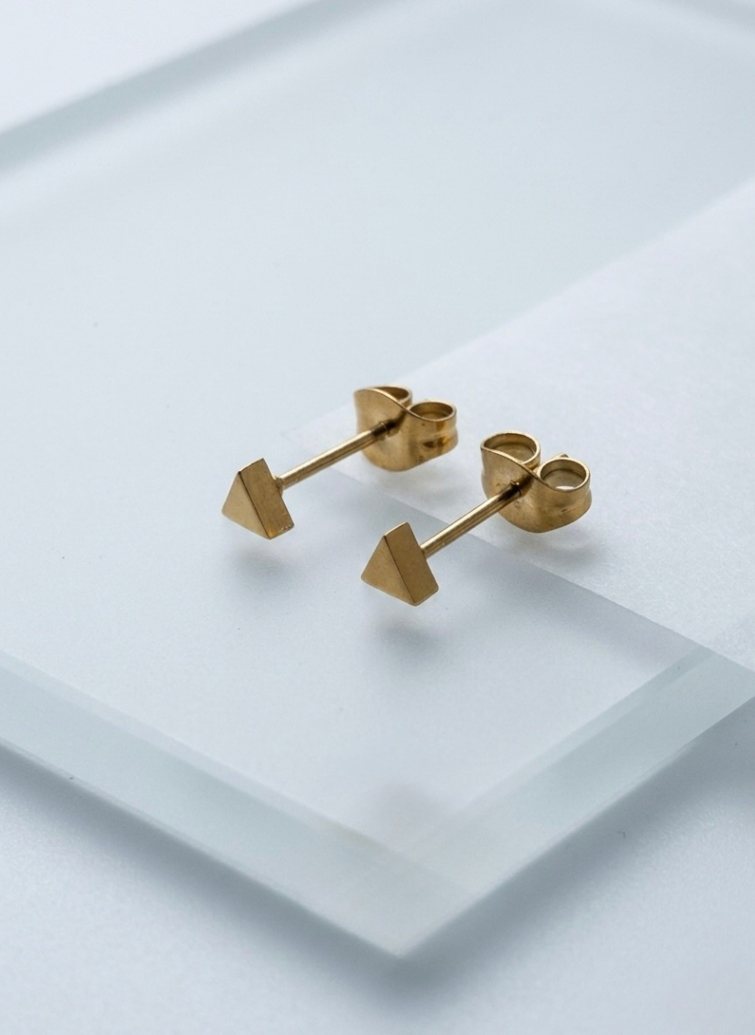 Pyramid Edge Earring Men’s Earring