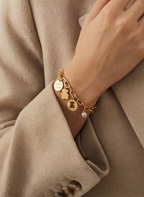 Gold Good Luck Charm Bracelet