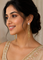 Soft Pink Kashmiri Earring