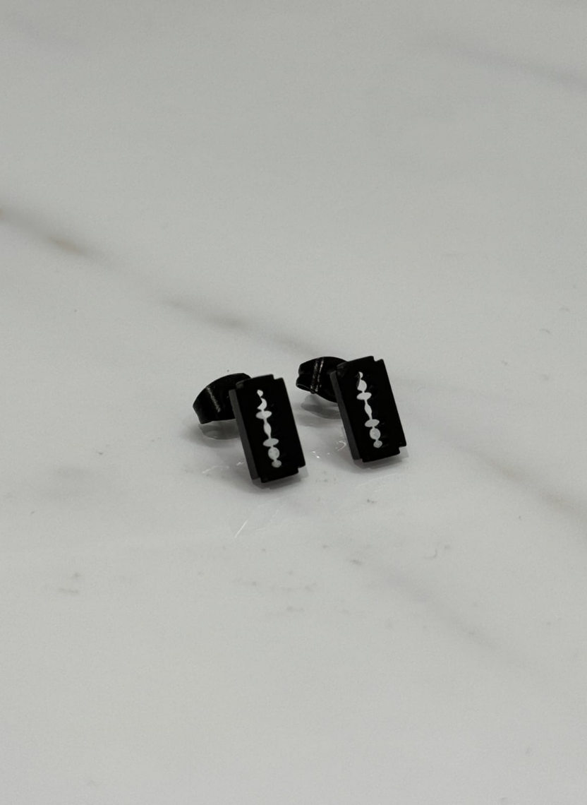 Razor Line Earring Men’s Earring