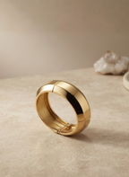Gold Thick Hinge Kada