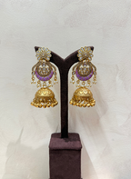 Royal Lavender Kashmiri Earring