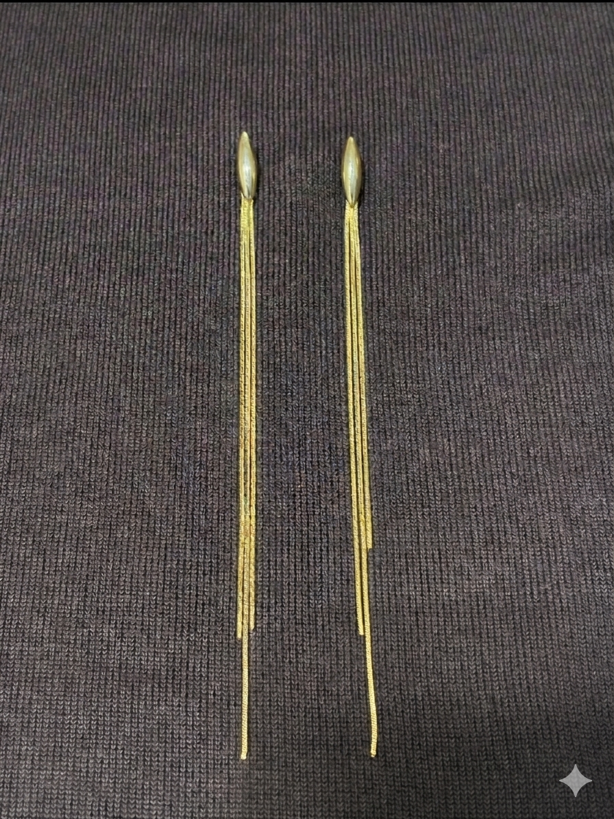Golden Thread Earrings