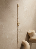 Gold Butterfly Tennis Bracelet
