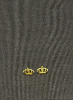 Royal Crown Stud Earring