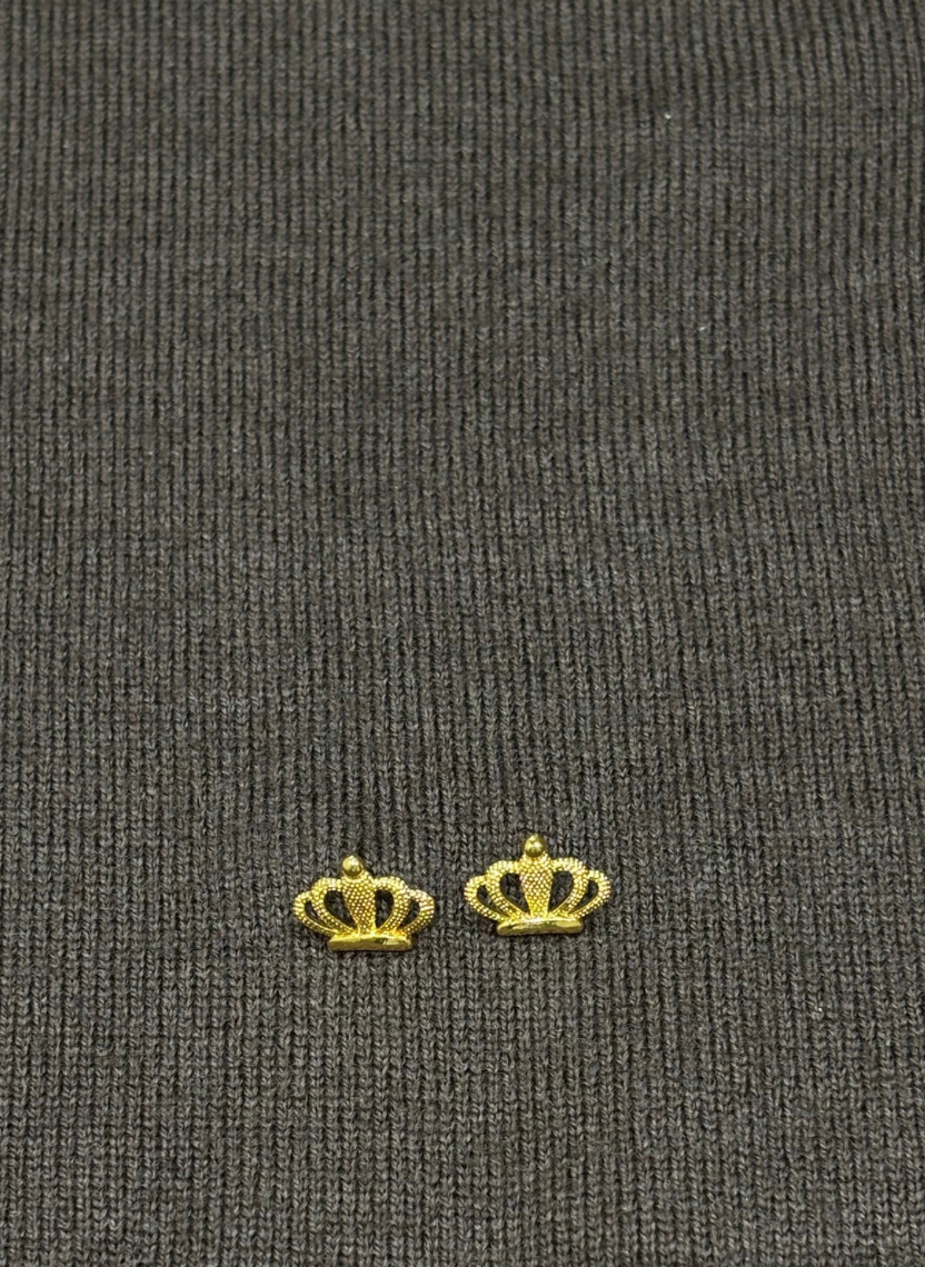 Royal Crown Stud Earring