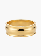 Gold Curved Cuff Kada