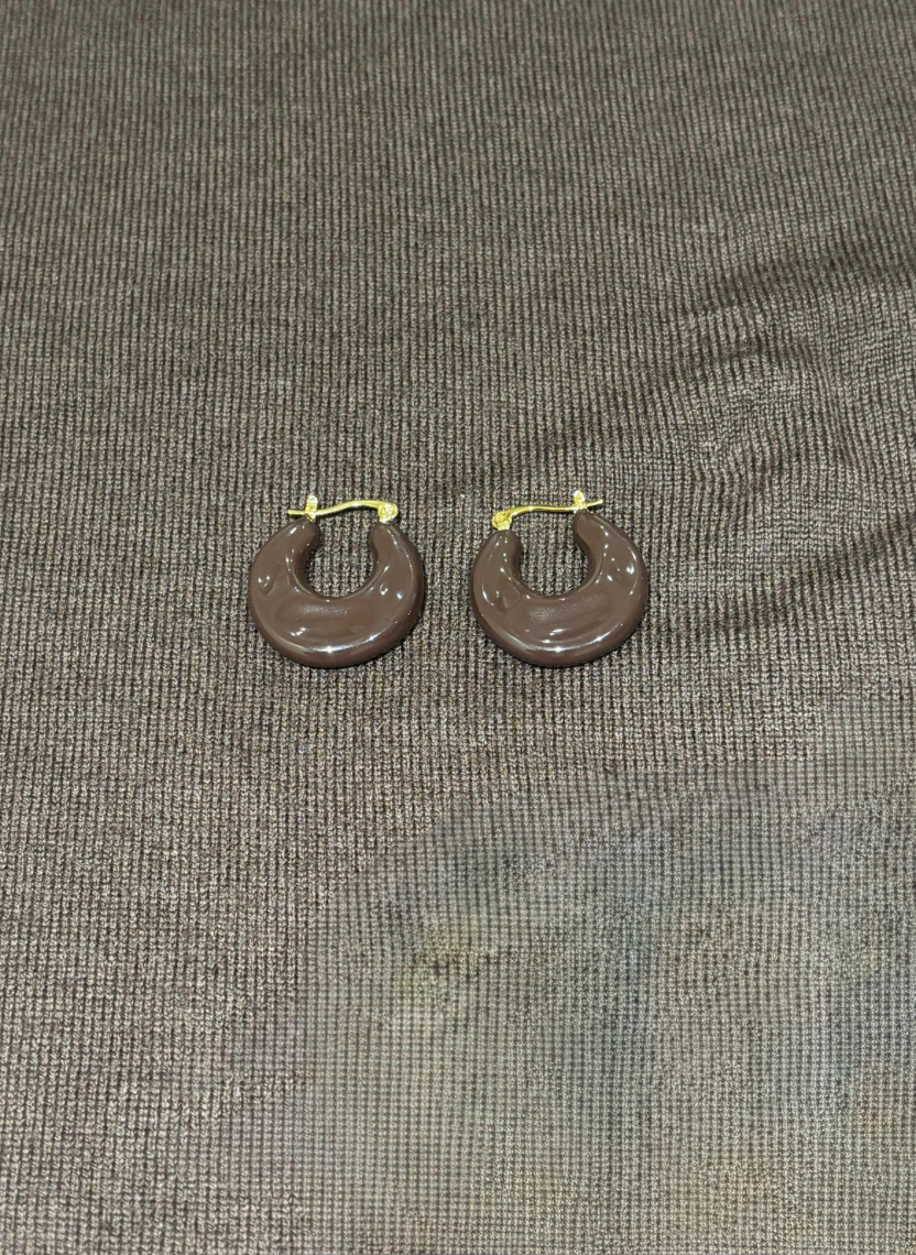 Midnight Resin Earrings