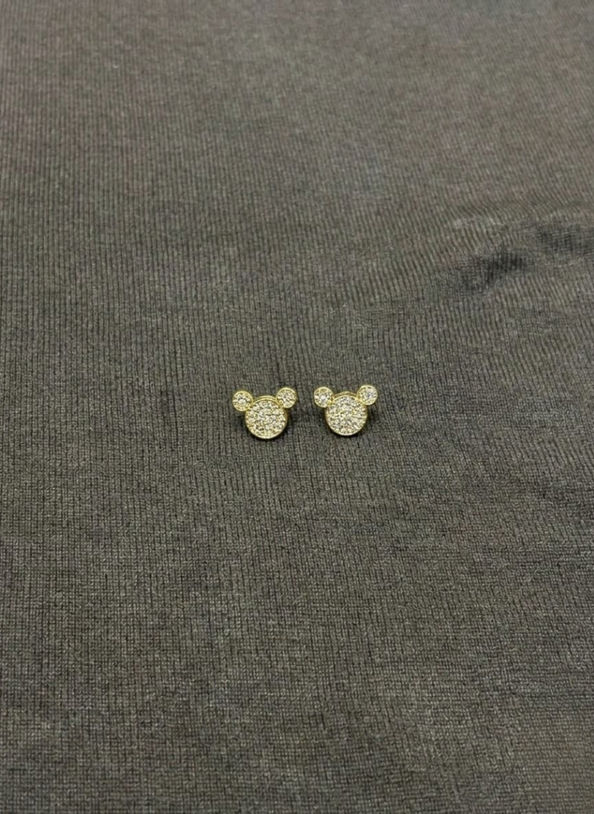 Tiny Bear Stud Earring
