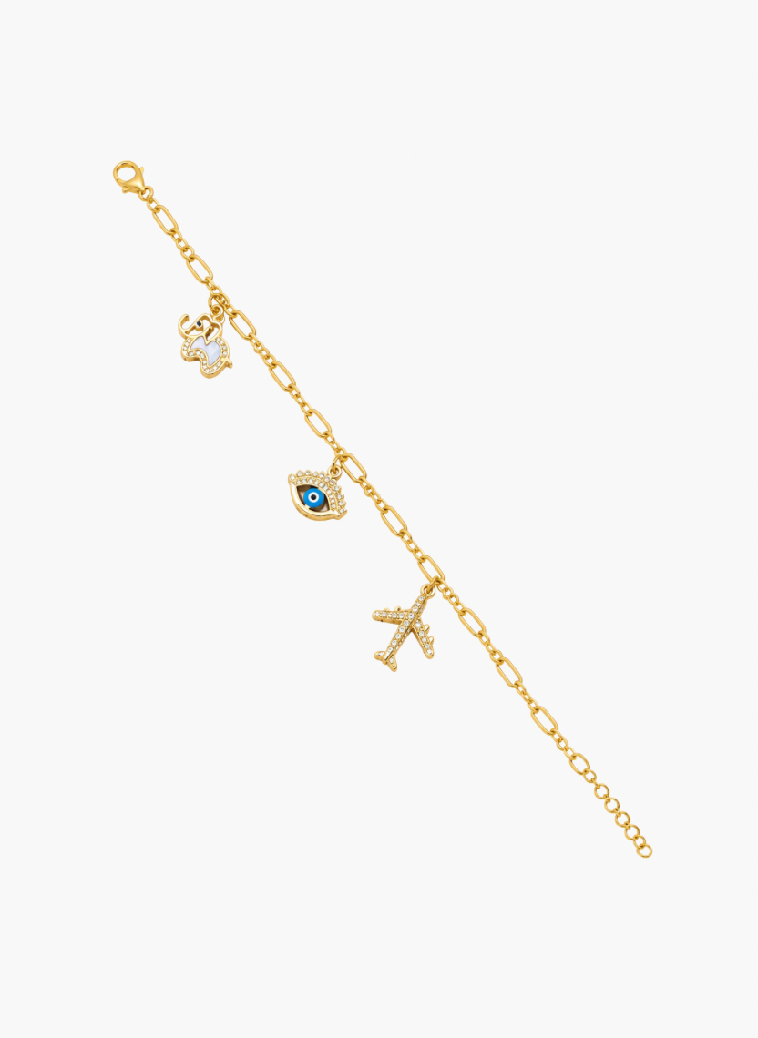 Evil Eye Travel Bracelet