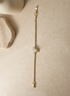 Gold Bee Tennis Bracelet