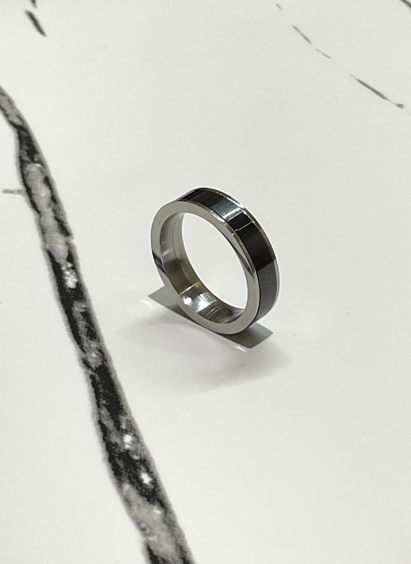 Shadow Line Ring Men’s Ring
