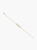 Gold Crystal Halo Bracelet
