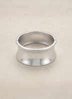 Silver Concave Hinged Kada