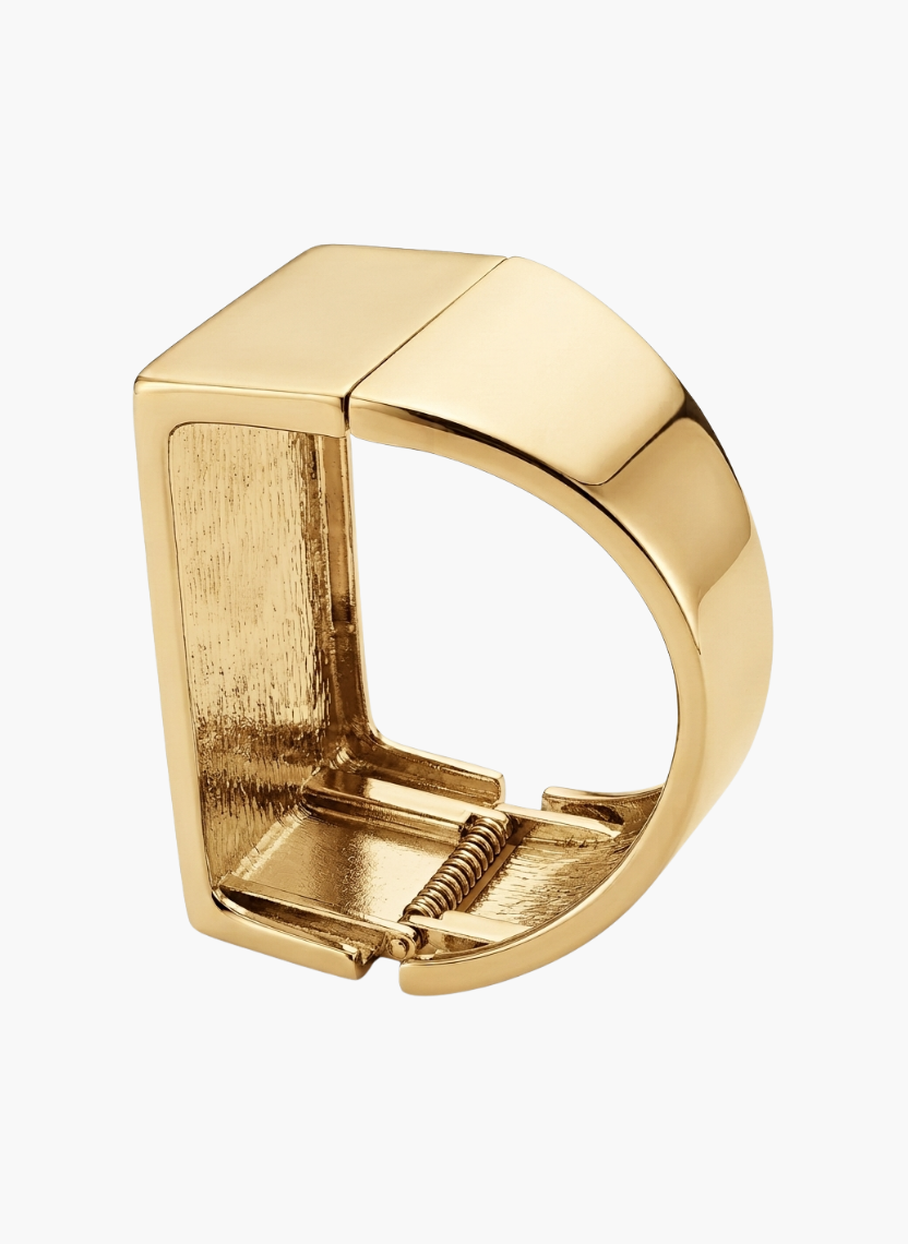 Gold Square Hinged Kada