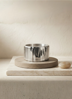 Textured Silver Cuff Bracelet