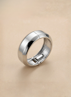 Silver Hinged Chunky Kada