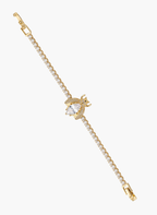 Gold Bee Tennis Bracelet