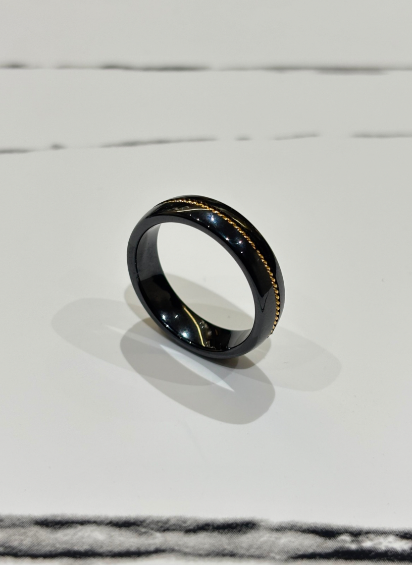 Midnight Gold Ring Men’s Ring